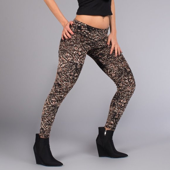 Warrior Within Designs Pants - Lotus Velvet Legging - Warrior Within Des